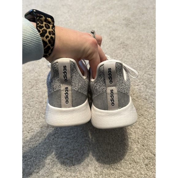 Adidas Cloudfoam Running Shoes Women's Size 8 Grey/White HWI 28Y001 - Picture 2 of 7